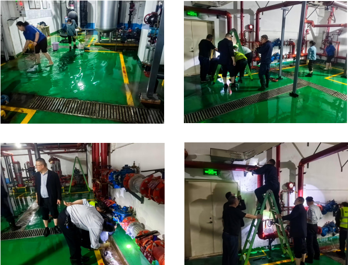 消防管道遇险情，紧急抢险显担当