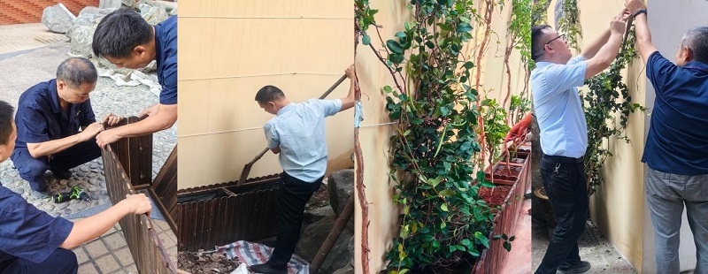 喜迎国庆打造秋日园林盛景